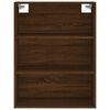 vidaXL Highboard Braun Eichen-Optik 69,5x34x180 cm Holzwerkstoff