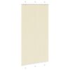vidaXL Plissee Creme 110x200 cm Stoffbreite 109,4 cm Polyester