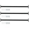vidaXL Verstellbarer Fenster-Sicherheitsbalken 3 stk. 710 - 1200 mm