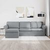 vidaXL Sofa Hellgrau Gesamtabmessungen: 245 x 138 x 80 cm (B x T x H)