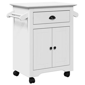 vidaXL K&uuml;chenwagen BODO Wei&szlig; 72x45x80 cm