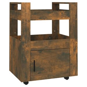 vidaXL K&uuml;chenwagen R&auml;uchereiche 60x45x80 cm Holzwerkstoff
