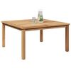 vidaXL Couchtisch Braun 85 x 85 x 45 cm Massivholz Teak