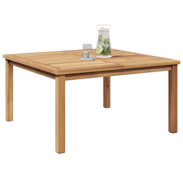 vidaXL Couchtisch Braun 85 x 85 x 45 cm Massivholz Teak