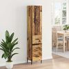 vidaXL Highboard Altholz 34,5 x 34 x 180 cm Holzwerkstoff