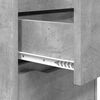 vidaXL Nachttische 2 pcs Beton Grau 40 x 30 x 467 cm Holzwerkstoff