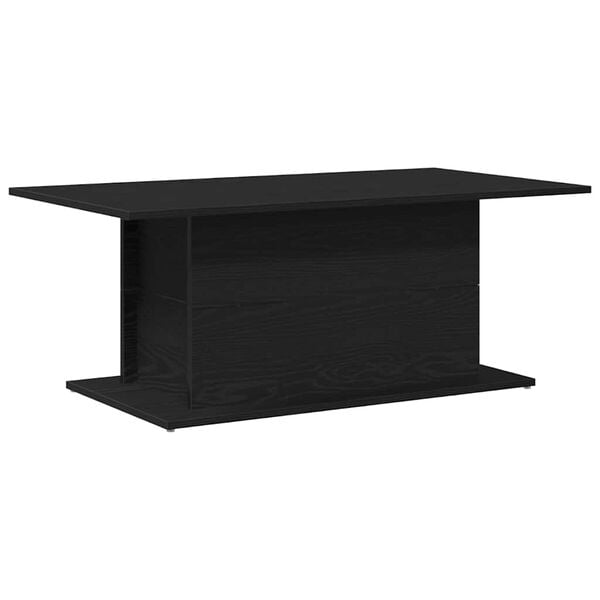 vidaXL Couchtisch Schwarz Eichen-Optik 102 x 55,5 x 40 cm