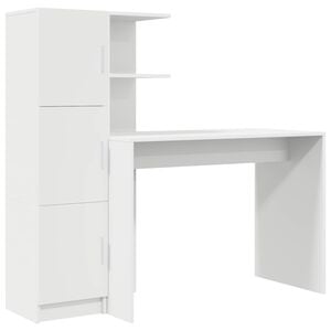 vidaXL Schreibtisch 2 pcs Wei&szlig;