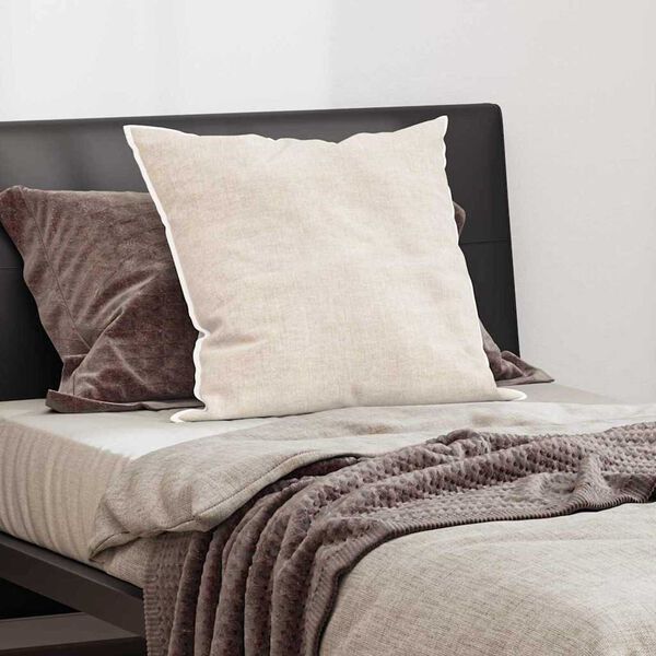 vidaXL Kopfkissen mit Kissen Wei&szlig; Polyester