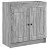 vidaXL Unter dem Waschbecken Badschrank Grau Sonoma