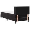 vidaXL Boxspringbett mit Matratze Schwarz 200 x 80 cm Samt