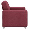 vidaXL Sofa Weinrot 100 x 77 x 82 cm Stoff