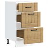 vidaXL K&uuml;chen-Unterschrank Lucca Artisan-Eiche Holzwerkstoff