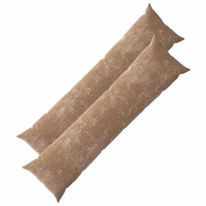 vidaXL Kissenbezug 2 pcs HEERLEN Braun 40 x 145 cm Chenille-Stoff