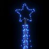 vidaXL LED Weihnachtsbaum 495 LEDs Blau 300,5 cm