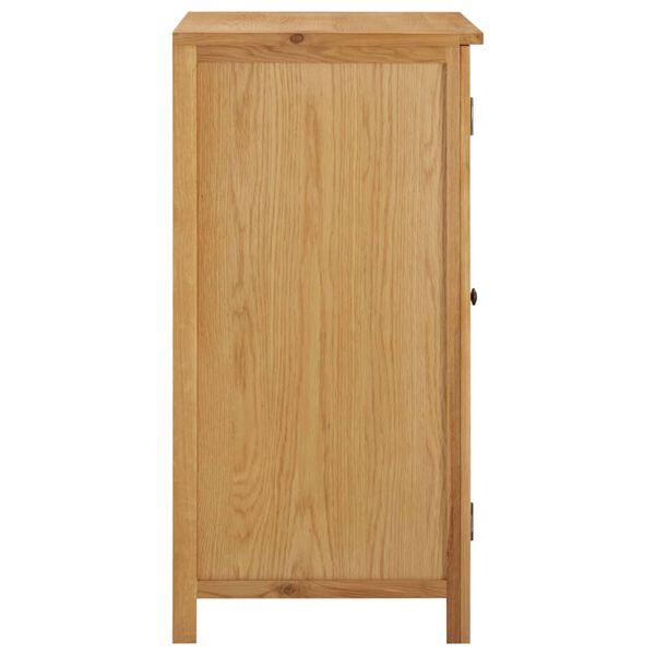 vidaXL Kleiderschrank 76 x 52 x 105 cm Eiche Massivholz