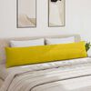 vidaXL Sofakissen 2 St&uuml;ck Gelb 200 x 40 cm Cordstoff