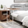 vidaXL Beistelltisch Wei&szlig; 55x35x66 cm Holzwerkstoff