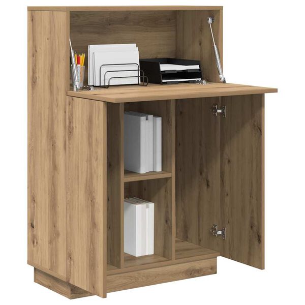 vidaXL Schreibtisch Artisan-Eiche 71.5 x 31.5 x 106.5 cm Holzwerkstoff