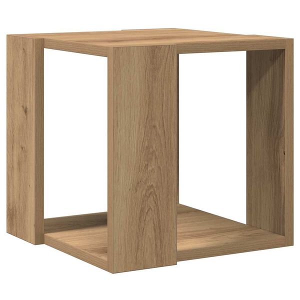 vidaXL Couchtisch Artisan-Eiche 32 x 32 x 30 cm Holzwerkstoff