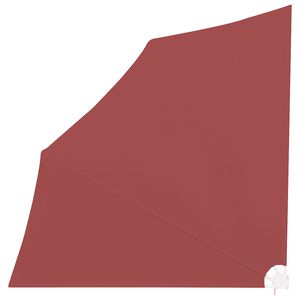 vidaXL Faltbarer Balkonf&auml;cher Terracotta-Rot 140&times;140 cm