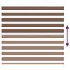 vidaXL Doppelrollo Braun 155x150 cm Stoffbreite 150,9 cm Polyester