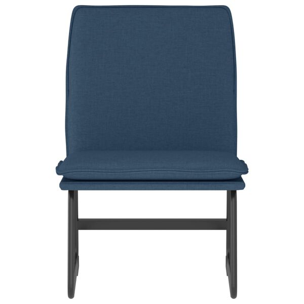 vidaXL Loungesessel Blau 52x75x76 cm Stoff