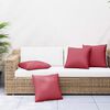 vidaXL Sofakissen 4 Stk. Weinrot 60x60 cm Stoff