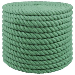 vidaXL Juteseil Gr&uuml;n 100% Tossa Jute
