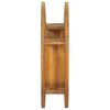 vidaXL Wandregal Yin und Yang 60x15x60 cm Teak Massivholz