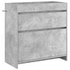 vidaXL Badunterschrank Betongrau 78,5 x 37,5 x 81 cm Holzwerkstoff