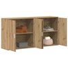 vidaXL Sideboard 2 pcs Artisan-Eiche 79 x 38 x 80 cm Holzwerkstoff