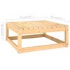 vidaXL 9-tlg. Garten-Lounge-Set Massivholz Kiefer