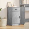vidaXL Sideboard Beton Grau 40 x 40,5 x 75 cm Holzwerkstoff