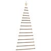 vidaXL H&auml;ngender Weihnachtsbaum mit Sternspitze 100x210 cm Naturzweig
