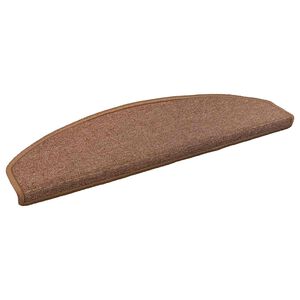 vidaXL Selbstklebende Treppenschoner 15 pcs Braun 80 x 24,5 x 3,5 cm