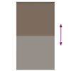 vidaXL Verdunkelungsrollo Kaffeebraun 125x230 cm Stoffbreite 121,6 cm