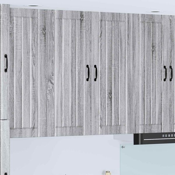 vidaXL K&uuml;chenschrank Graues Sonoma 80 x 31 x 100 cm Holzwerkstoff