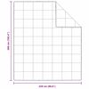 vidaXL Winterbettdecke Weiß 260 x 220 cm Feder