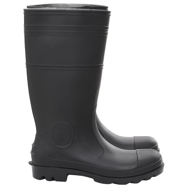 vidaXL Gummistiefel Schwarz Gr&ouml;&szlig;e 46 PVC