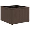vidaXL 12-tlg. Garten-Sofagarnitur mit Kissen Braun Poly Rattan