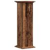 vidaXL Pflanzenst&auml;nder Altholz-Optik 33x33x100 cm Holzwerkstoff