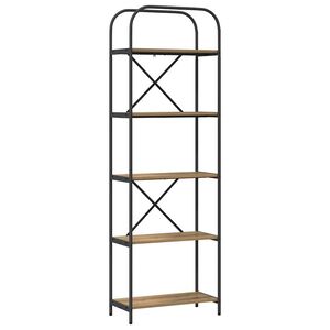 vidaXL B&uuml;cherregal 5 Ebenen 60 x 30 x 183 cm Holzwerkstoff