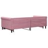 vidaXL Tagesbett Ausziehbar Rosa 100x200 cm Samt