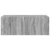 vidaXL TV-Wandschrank Graues Sonoma 78,5 x 31 x 29,5 cm Holzwerkstoff