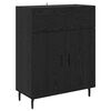 vidaXL Highboard Schwarz Eichen-Optik 69,5 x 34 x 180 cm