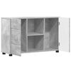 vidaXL Sideboard Beton Grau 88,5 x 30,5 x 55,5 cm Holzwerkstoff