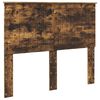 vidaXL Kopfteil mit Kopfteil Ger&auml;ucherte Eiche 135 cm Holzwerkstoff