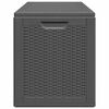 vidaXL Garten-Aufbewahrungsbox 180 L Schwarz PP Rattan