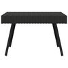 vidaXL Beistelltisch Klappbar Schwarz 60x40x38 cm Poly Rattan